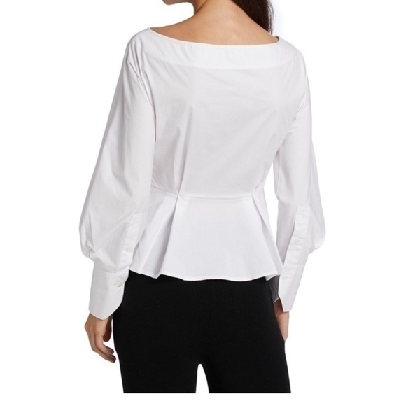 STAUD Monroe Lace-Up Top Size 10 - Picture 4 of 12